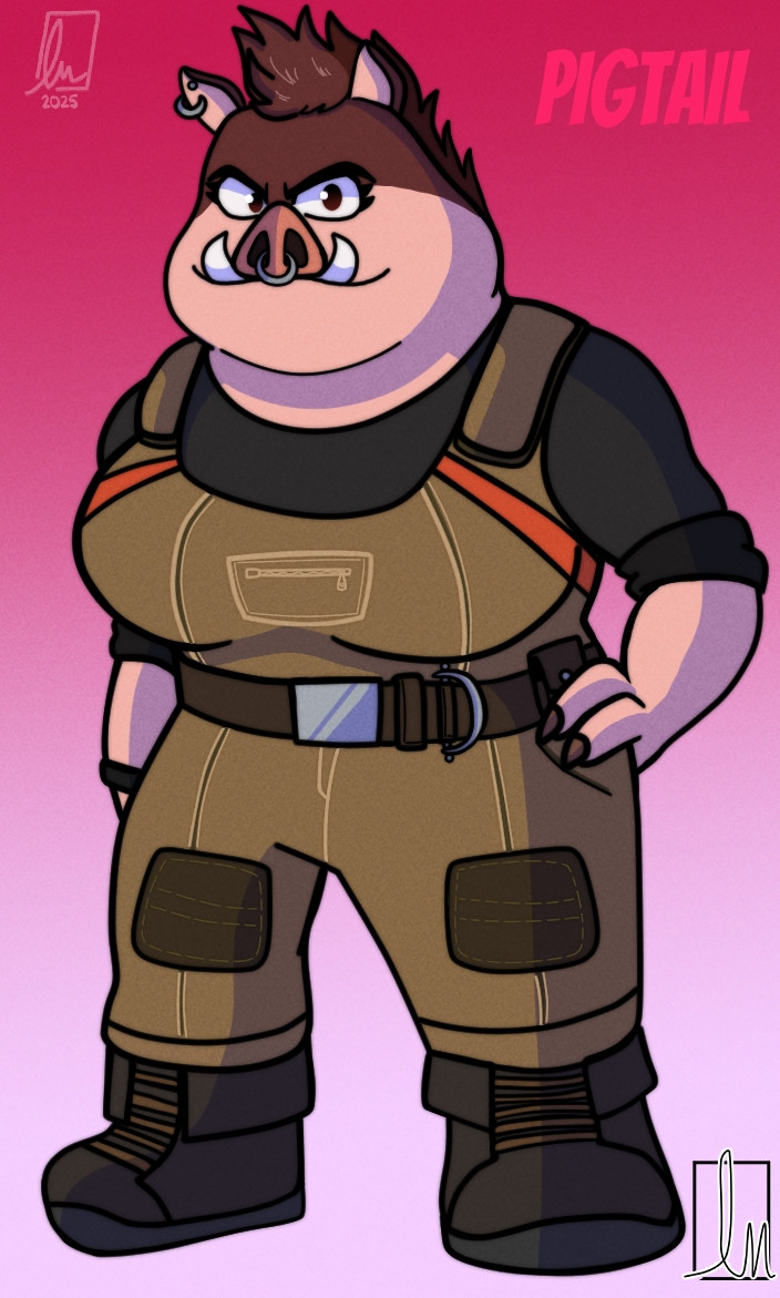 IMerkovich's tweet image. Pigtail 🐷 

#Pigtail #TheBadGuys2