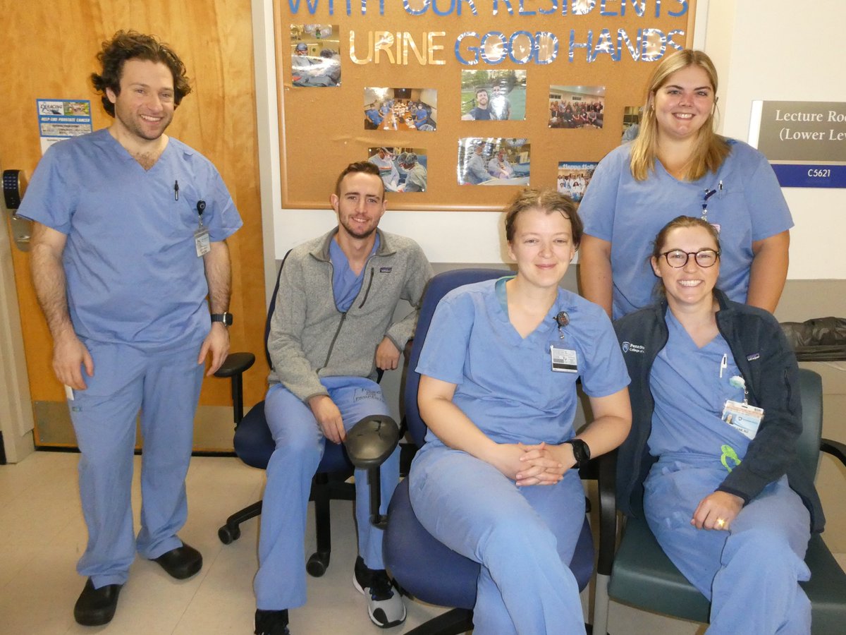 Thanks for the patient care, both operative &amp; nonoperative,  provided by the weekend call team <a href="/PSH_Urology/">Penn State Urology</a> <a href="/PennStHershey/">Penn State Health</a> (pic taken this morning when they were fresh):  PGY4 <a href="/cassrabclark/">Cassra Baghshomali Clark</a>, PGY3 <a href="/SSekoulopoulos/">Stephen Sekoulopoulos, MD</a>, PGY1 Lacey Hart, MS4 Brynn Zerbe and PGY3 <a href="/JennyKane772/">Jenny Kane</a>