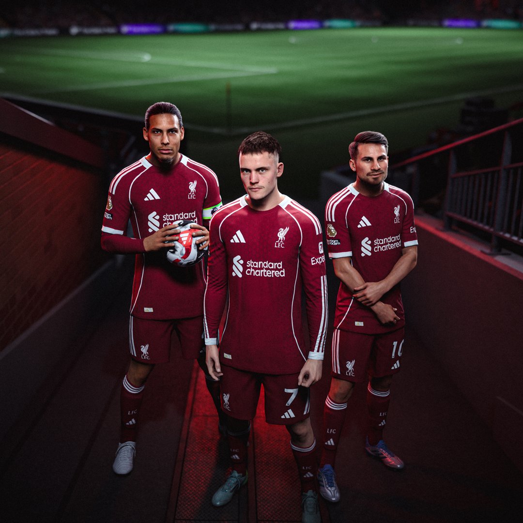 No blur needed this time.

The new <a href="/adidasfootball/">adidas Football</a> <a href="/LFC/">Liverpool FC</a> kit is coming to #FC26 on September 26 - pre-order the Ultimate Edition now to get early access and more.