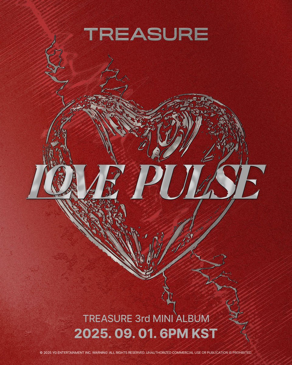 philconcerts's tweet photo. TREASURE will return with their third mini album, LOVE PULSE, on September 1. https://t.co/q6I0OgzHqK