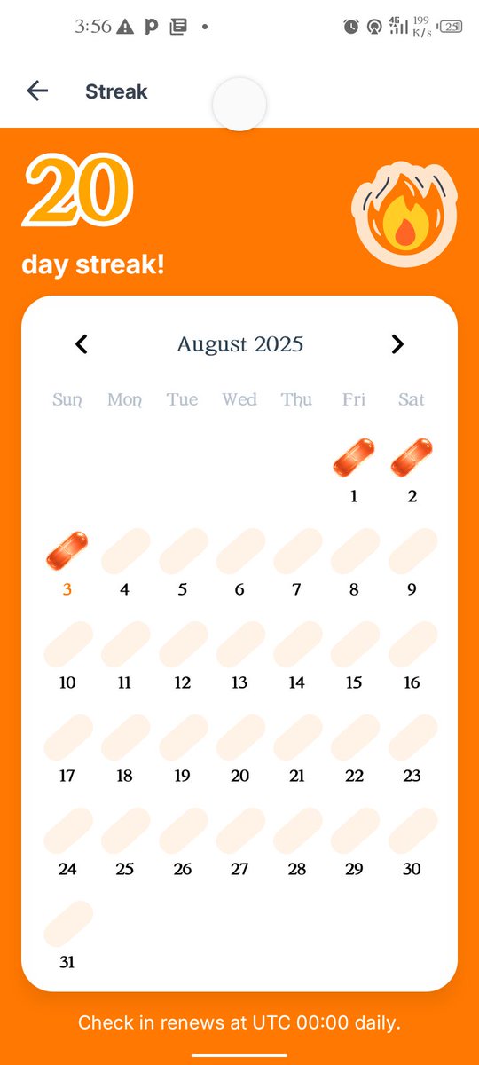 Still keeping my pills up.
No slacking.
Day 20🧡🔱

How long have you been consistent with the <a href="/sign/">Sign 🧡👀</a> orange pill🧡🍊?