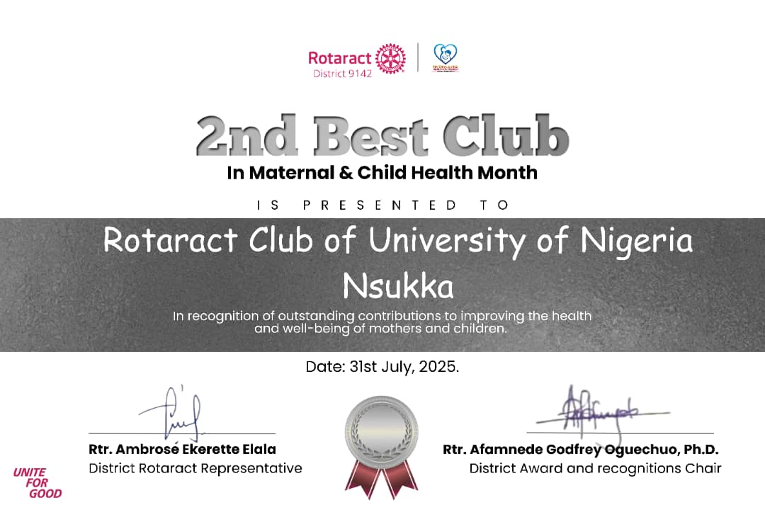 Rotaract Club of UNN tweet media