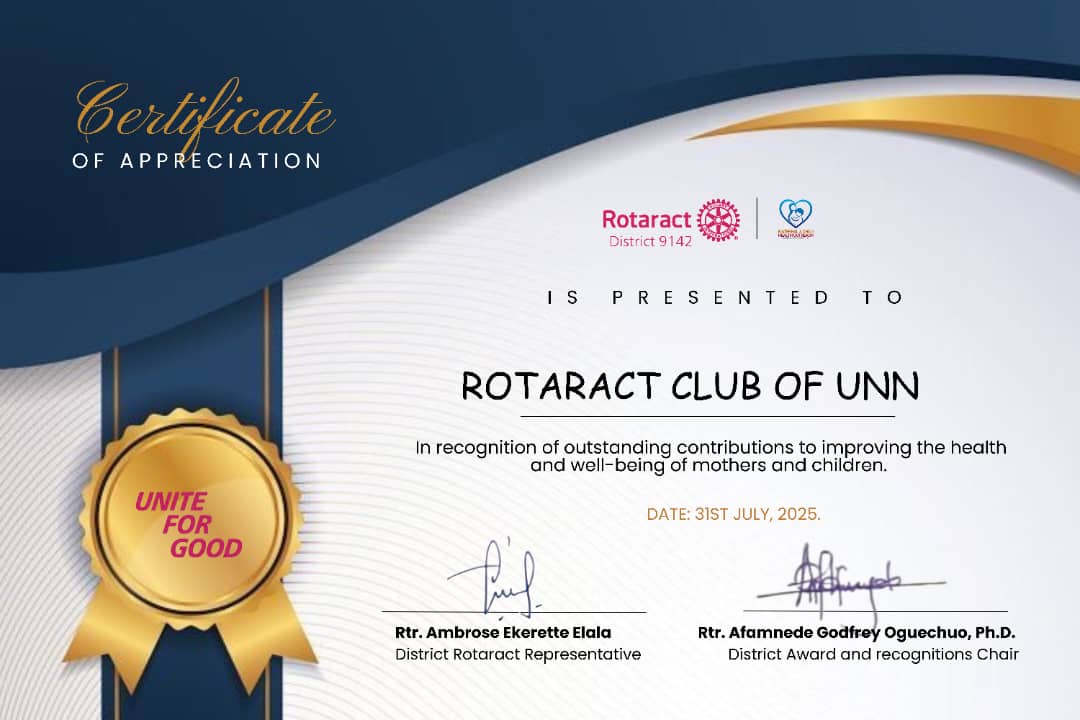 Rotaract Club of UNN tweet media