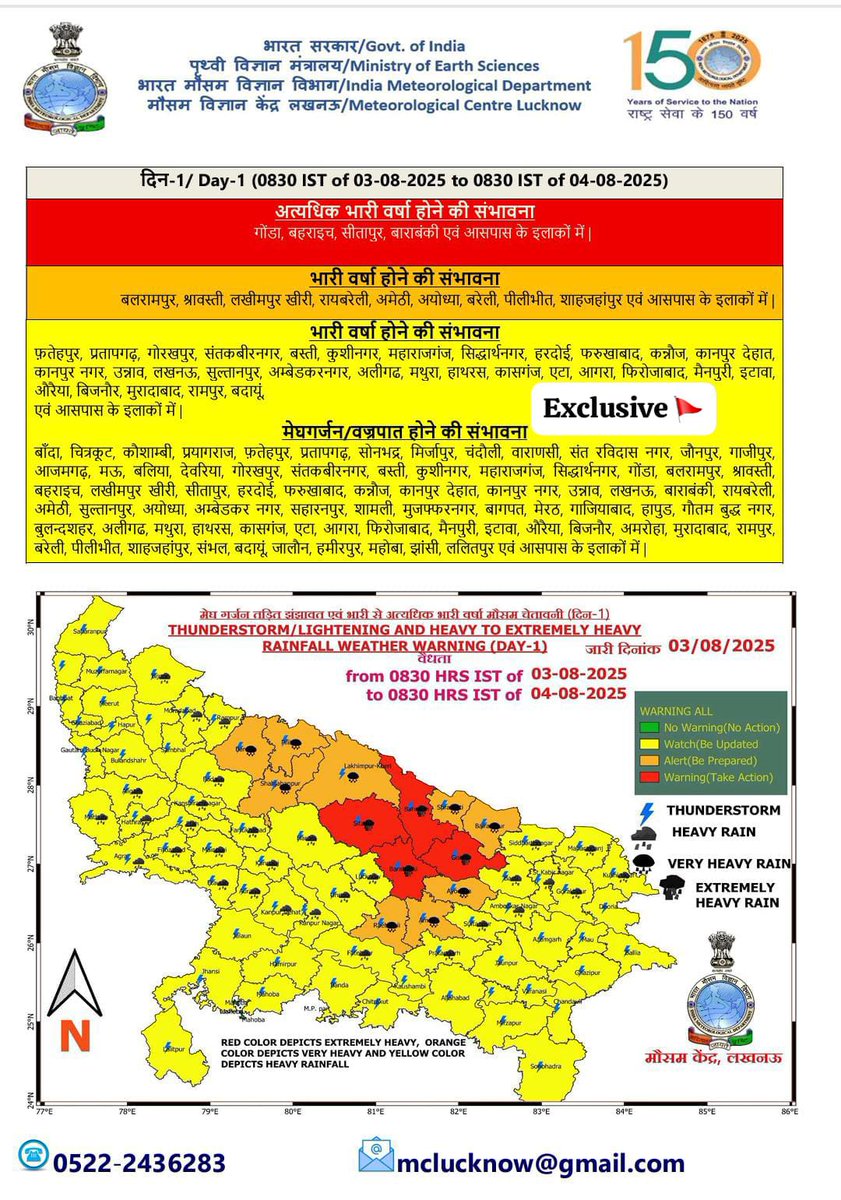 Prohitsachan's tweet photo. @dm_sitapur
महोदय
क्षेत्र में लगातार हो रही मूसलधार बारिश के कारण मार्गों पर जलभराव और फिसलन की स्थिति उत्पन्न हो गई है।
बच्चों की सुरक्षा की दृष्टि से अनुरोध है कि कक्षा 08 तक के विद्यालयों में 04.08.2025 को अवकाश घोषित करने की कृपा करें।
सादर🙏@BsaSitapur https://t.co/xjaZoRGoNs