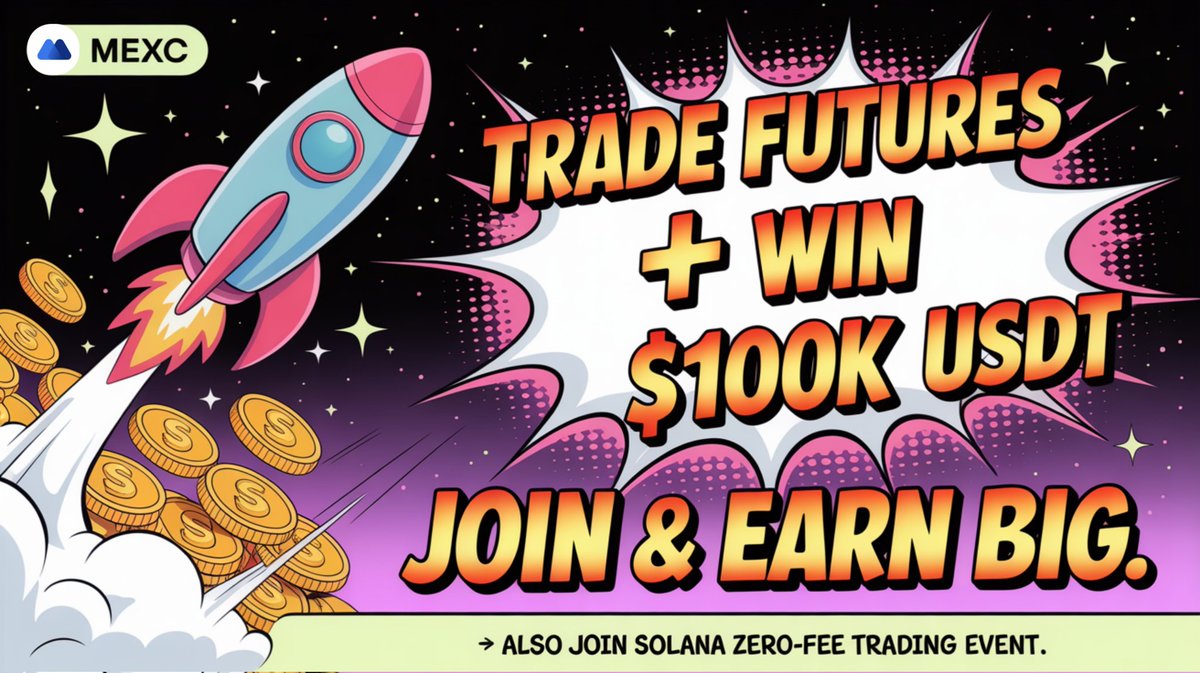 aksh_sh071's tweet photo. 💸 Futures magic: Trade $SOL &amp; get a piece of $100K USDT bonuses 🤑 Power up your gains this month!

🚀 Join here:
https://t.co/7lG1Kb4dfn

✨ Zero‑fee SOL trading:
https://t.co/iq4xw4bQ2V

#CryptoTrading #Solana #Bitcoin #Altcoins #Web3 #XRP #CryptoBonuses https://t.co/Le1uANqaiJ