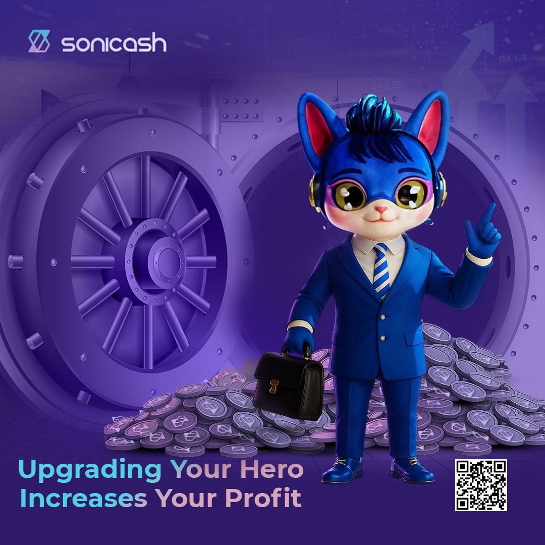 🔹 A stronger hero = bigger rewards. 
Every upgrade puts your profits on autopilot. 
Invest in power, tap into more:👇
🔗 t.me/sonicashgame_b…

#SoniCash #BlockchainFuture #CryptoRewards #Cryptocurrency #CryptoGames #Upgarde #TelegramBotGame