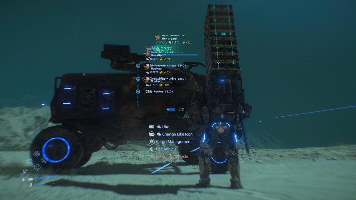 About halfway through my death stranding 2 play through, I obtained this truck from a player named mintfeast

This truck carried me through all weather, all times of day, through the entire rest of the game. I've spent a lot of my time with this truck.

Thanks mintfeast. Keep on