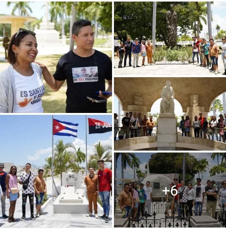 Jóvenes holguineros de diversos sectores, realizan visita a #SantiagoDeCuba entre las actividades por el aniv del natalicio de #FidelPorSiempre .
La 1ra jornada incluyó un recorrido por sitios emblemáticos vinculados a la vida y obra del líder histórico.
#UJCdeCuba
#SiempreJoven