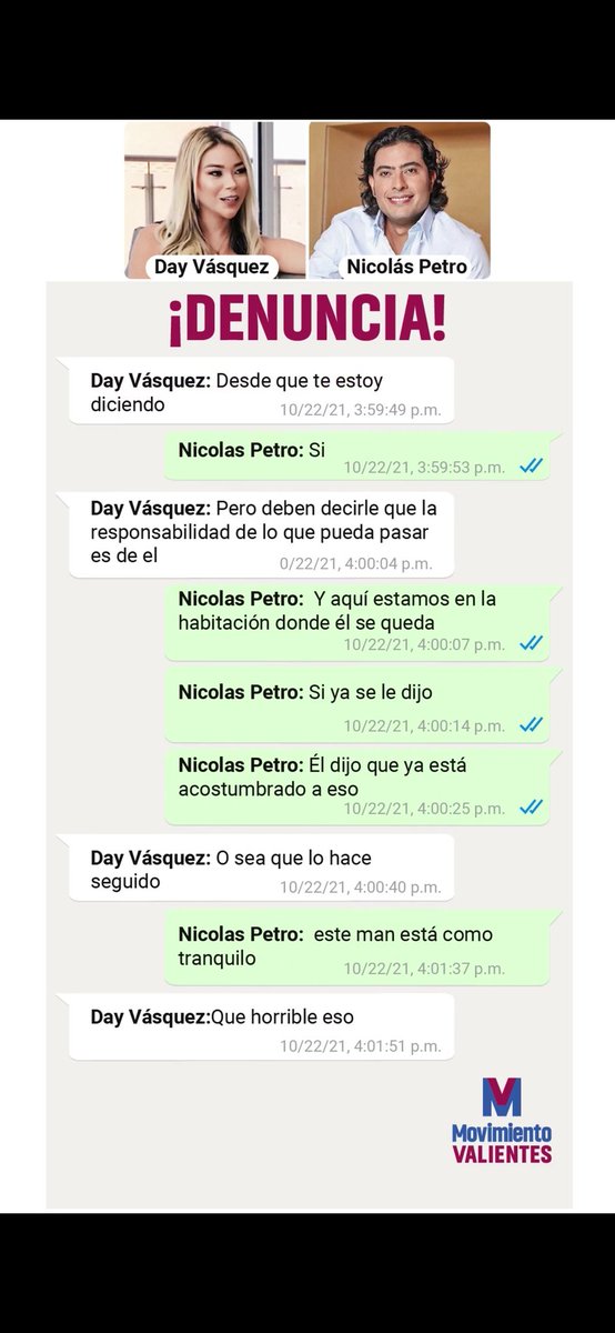 CaJf88's tweet photo. @VickyDavilaH Me quedan 3 dudas del video:
1) Primera vez que veo a whats app se le "escapa" un corchete en el texto de la hora del mensaje
2) Alguien me indica si existe el mes 0 (cero)? Whats app se equivoca en eso?
3) En el 2021 Benedetti manejaba la agenda del entonces candidato Petro? https://t.co/89mEtHytzt