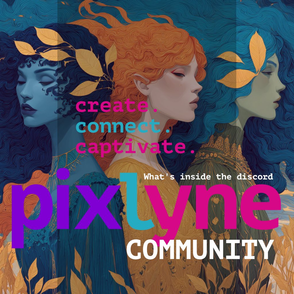 PIXLYNE is more than a space—it’s a movement of artistry, care, and co-creation.  We spotlight creativity through: 
🎨 Inspiring Pixlies (our take on daily inspiration) 
🏆Art of the Day (AOTD) to celebrate standout work 🖼️An ever-growing Artist Gallery 
🗞️Pixlyne magazine—coming