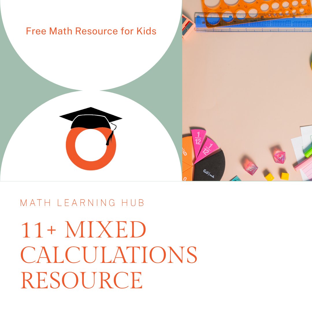 onlinetutoringk's tweet image. 🎯 Free 11+ Maths Worksheet!
Perfect for ages 10–11: mixed calculations incl. + − × ÷, % &amp;amp; fractions.

📥 Download: 👉 online-tutoring.uk/free-resources…

#11Plus #KS2Maths #FreeWorksheet #MathsHelp #OnlineTutoringUK #explorepage #unitedkingdom