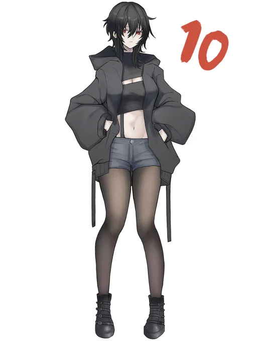 100日チャレンジ! 立ち絵描いてみました #イラスト #100日チャレンジ
