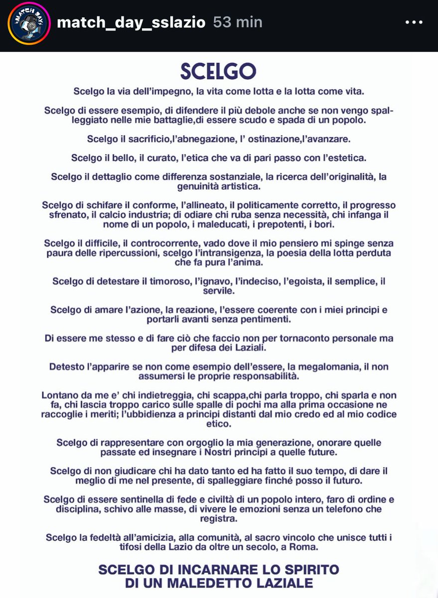 👀🚨📢 SCELGO

#SSLazio #CurvaNord