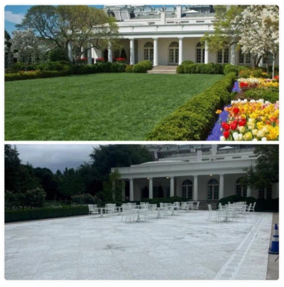 SFDCAdmin64's tweet image. If you want to rail against what our President did to the rose garden, use legitimately equally staged pictures. When you take such obvious photos differently, you&apos;re telling me &quot;this won&apos;t incense you on face value so I made it look worse to push my narrative&quot; .