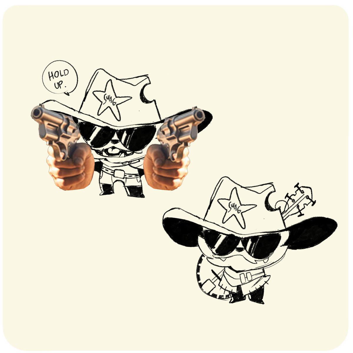 I haven't draw in a while but I was super excited for my gf and I new DnD Western campain !
So I drew our characters Spot and Banjo !

I'm super rusty but I'll keep drawing them hihi
#dnd5e #Daggerheart