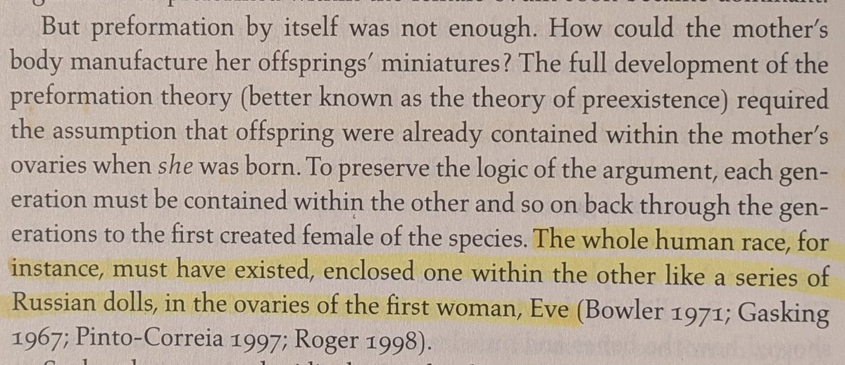 17th century mechanical philosophers: babies come from babies