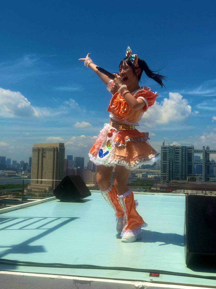 ご主人様（ゆりかさん）
パワフルで暑さを弾け飛ばすようなパフォーマンス、めちゃくちゃ楽しかったです🧡

#ゆり坊成長日記
#すぷば
#TIF2025