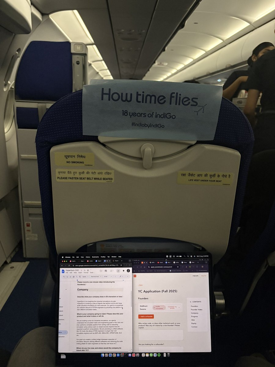 Sid (@sidgraph) on Twitter photo Too late to join the party?
No internet/ gpt/ claude - just raw curated thoughts and yc application 👀
<a href="/ycombinator/">Y Combinator</a> Too late to join the party?
No internet/ gpt/ claude - just raw curated thoughts and yc application 👀
<a href="/ycombinator/">Y Combinator</a>