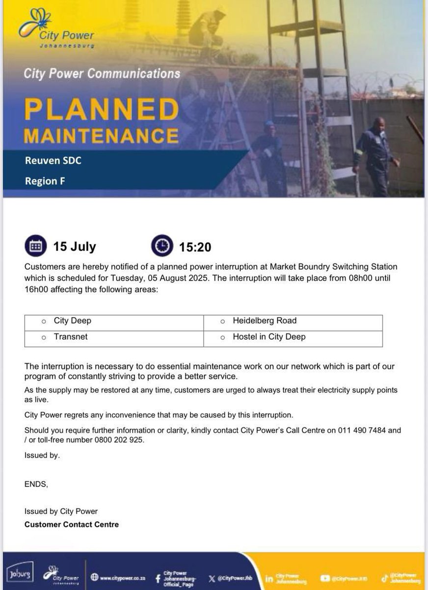 @CityPowerJhb tweet media
