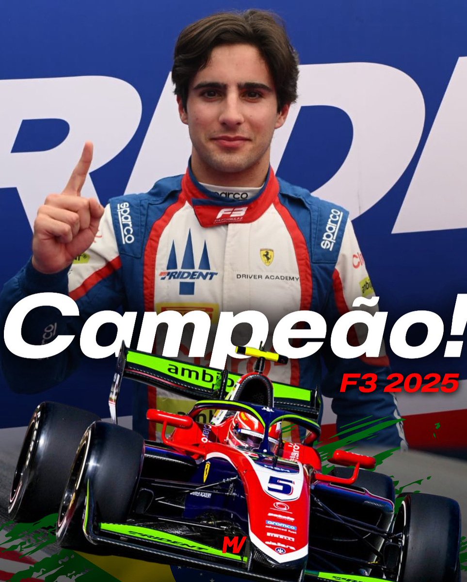MundodaVelocida's tweet photo. Superando as adversidades da pista molhada de Hungaroring, Rafael Câmara conquistou o título da Fórmula 3 com a vitória na corrida principal nesta manhã!

#Formula3 #F3 #HungarianGP #RafaCamara 
Imagens: Team Trident https://t.co/3dgS7p97Eh