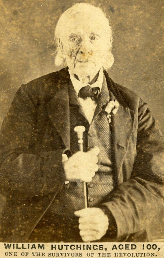 William Hutchings (1764–1866) of Massachusetts was among the last few surviving veterans of the American Revolutionary War. He lived long enough to see the outbreak of the Civil War and its conclusion.