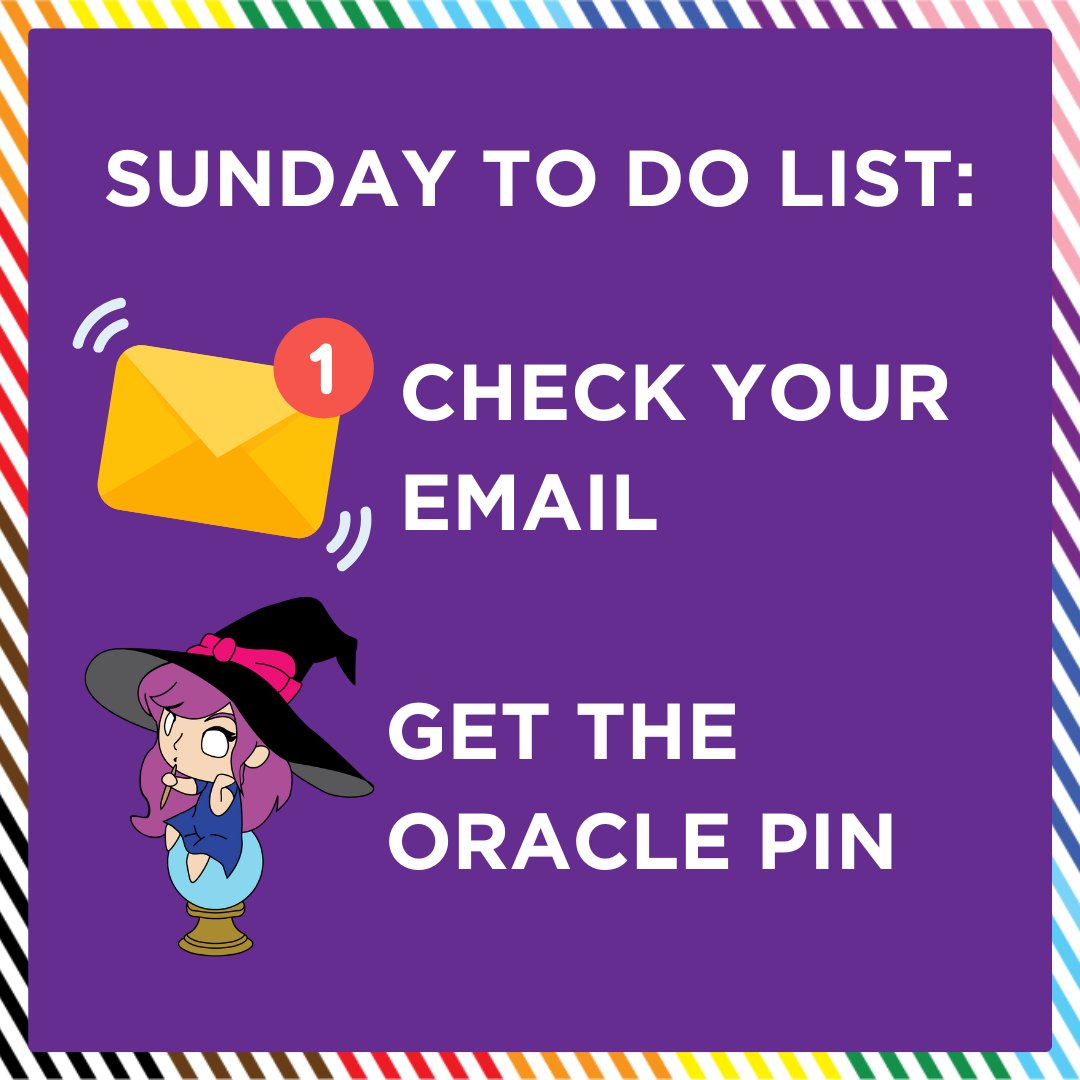 Today's the last day of Gen Con! Don't forget to check your email if you registered your ribbon and bring your completed Gaymer Quest card back to our Gayme Room in ICC 120 to get our exclusive Oracle pin.