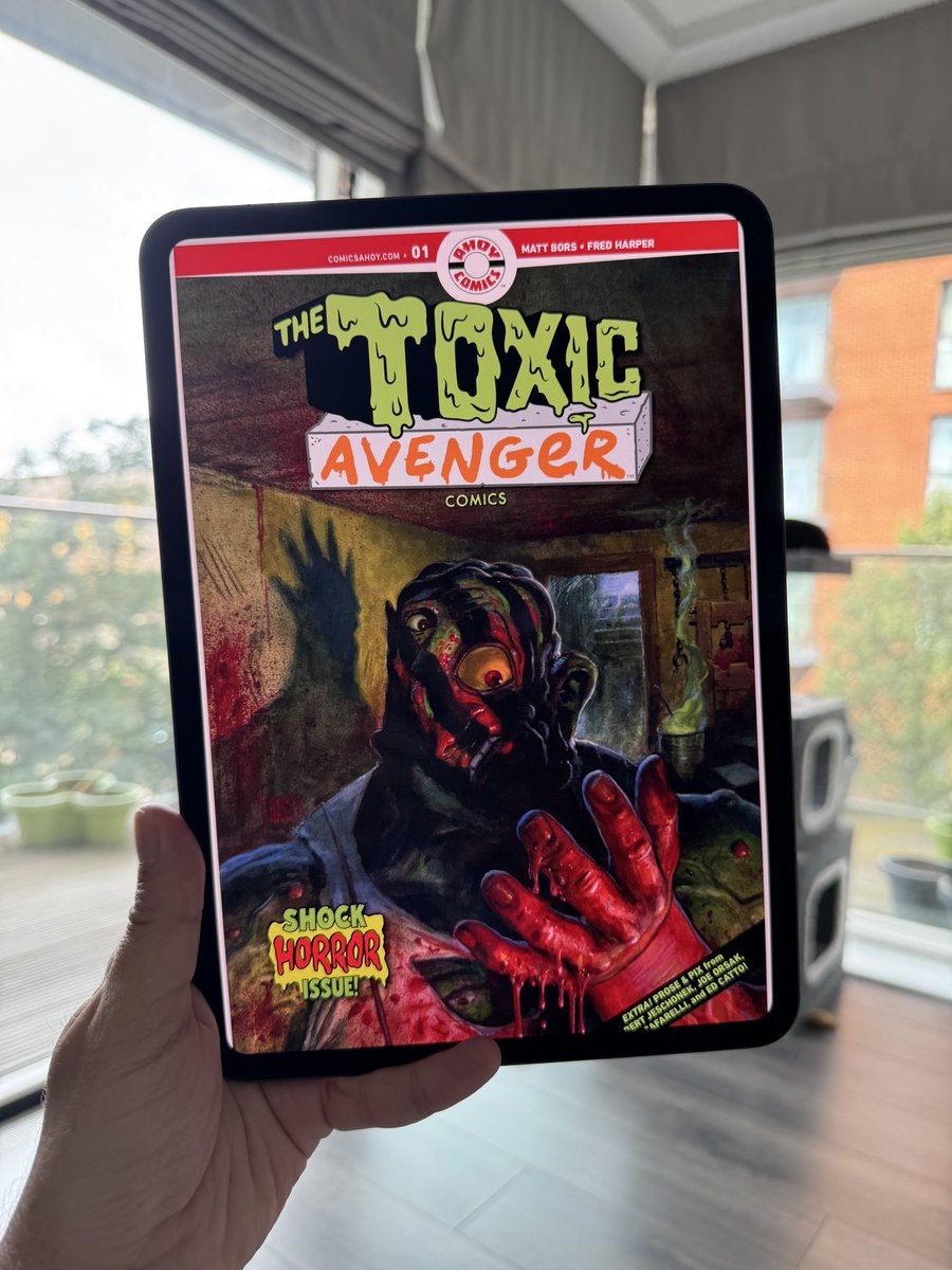 Starting my Sunday with a triple bill of #ToxicAvenger books from <a href="/AhoyComicMags/">AHOY Comics</a>.