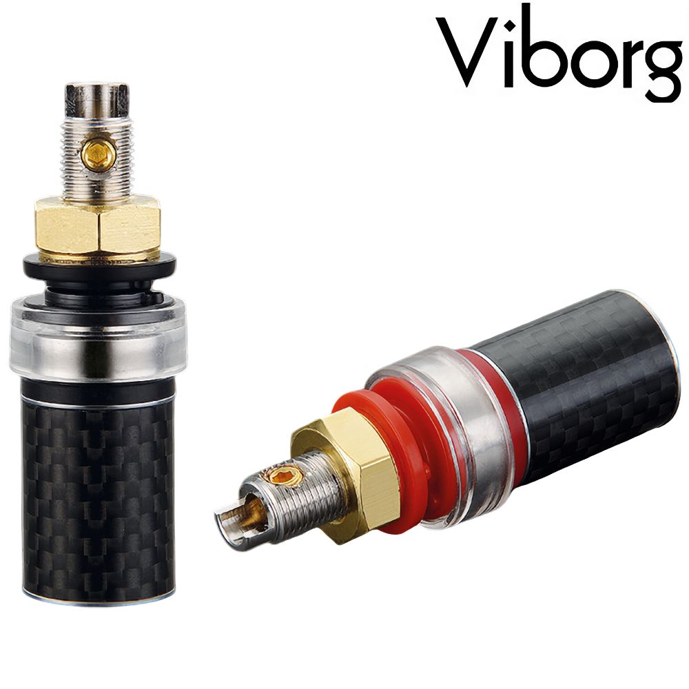 Viborg BP604R Binding post, Carbon fibre, Pure Copper, Rhodium-plated, 45mm

Viborg's BP604R pure copper, rhodium plated binding posts with a carbon-fibre finish housing. This smaller version is suitable for installation in amplifiers. 

buff.ly/4h27SwC