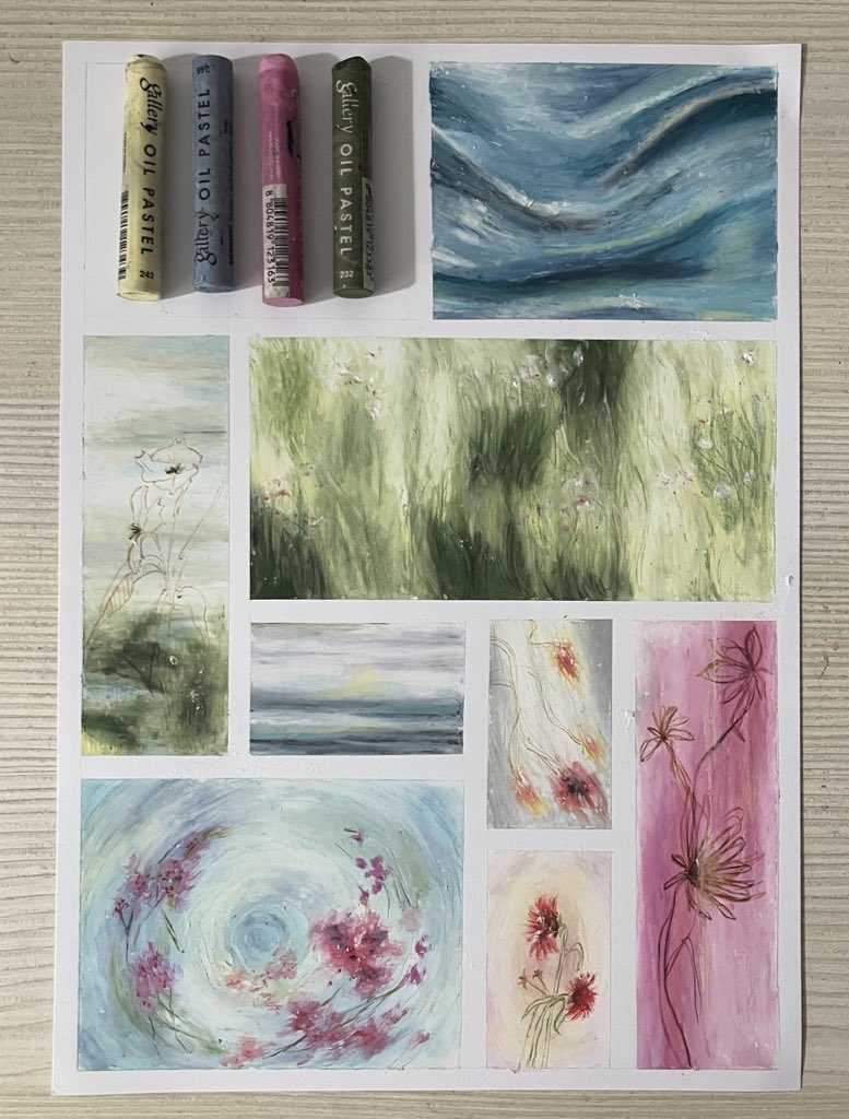 สวัสดีค่ะมาปล่อยงานวาด
Original Oil pastel on paper ✴︎

size :  a4
890.-
free shipping