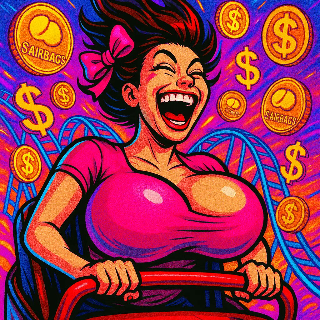 Some coins moon.
#AIRBAGS bounce.
For a good cause. For the girls. For the memes.

9a5DxpveEUcPKjcULbHU1YMDq5FwUZFtPLxw6YRGBAGS