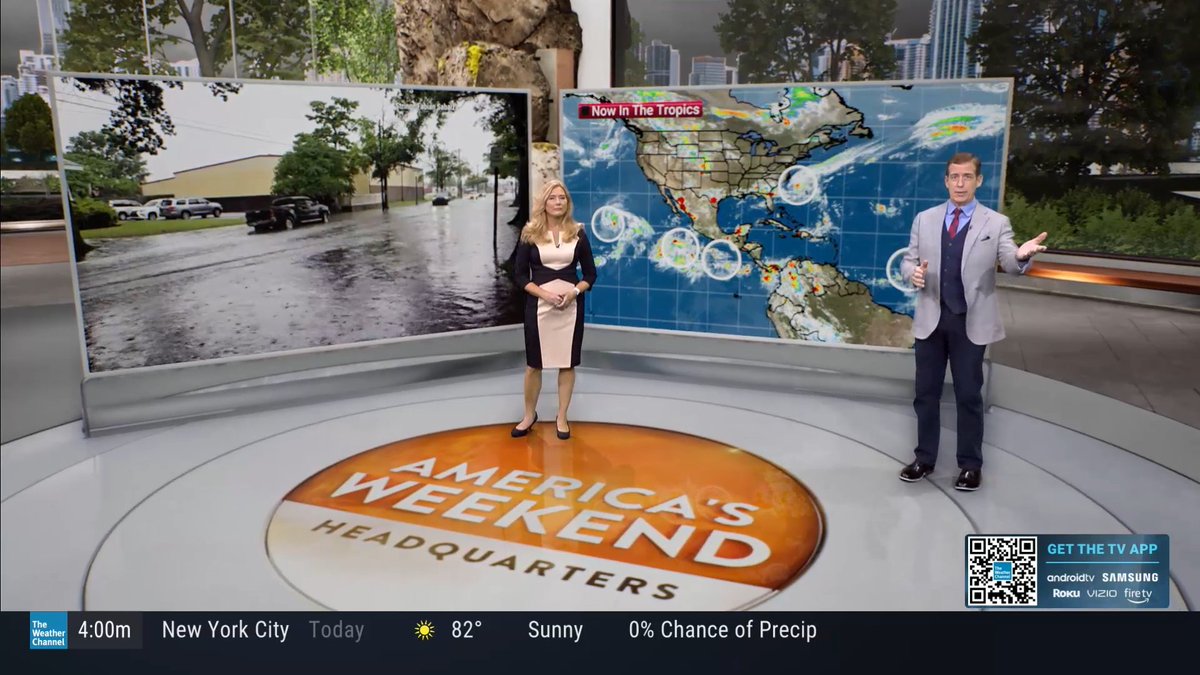 The tropics are waking up in the Atlantic! Join me and <a href="/ReynoldsWolf/">ReynoldsWolf</a> as we track a couple of disturbances that could develop. Plus, storms that could lead to more flooding. <a href="/weatherchannel/">The Weather Channel</a>