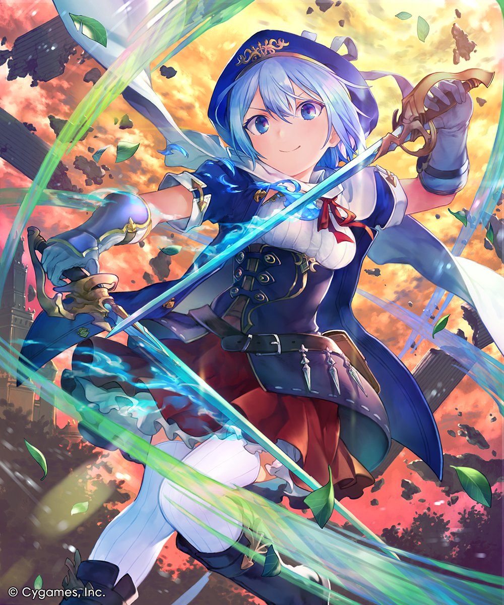 Shadowverse: Worlds Beyondというゲームでレゾリューション・ミリアムというカードイラストを描きました