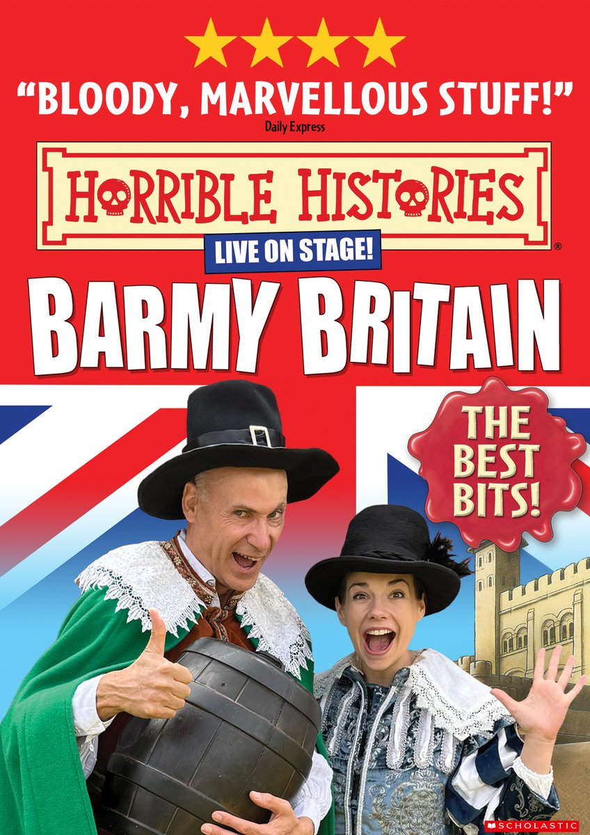 HHLiveOnStage's tweet photo. Critics LOVE seeing #HorribleHistories LIVE onstage π And so have our first audiences of #BarmyBritain - The Best Bits!
Have you joined us for our first performances in London so far? Let us know what YOU think π https://t.co/8SUPdcSMev