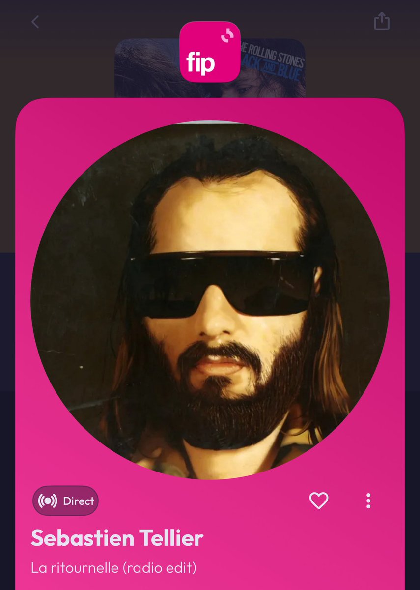 #Musique 

La ritournelle par Sebastien Tellier. 

Belle bulle sonore (dans un monde brutal), sur <a href="/fipradio/">FIP 📻</a>. Merci. 

#radio