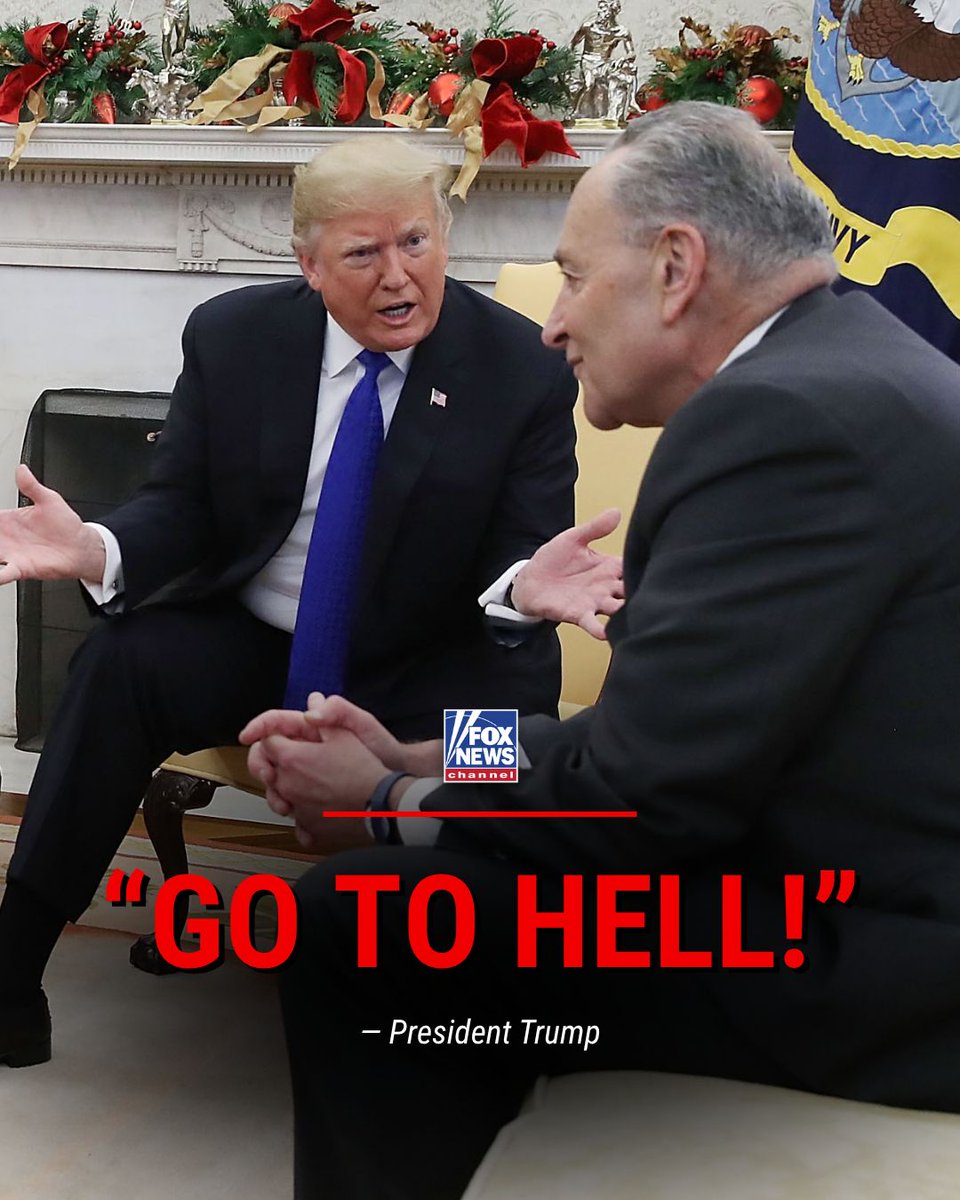 Fox News (@foxnews) on Twitter photo 'EGREGIOUS': <a href="/realDonaldTrump/">Donald J. Trump</a> sends a direct message to <a href="/SenSchumer/">Chuck Schumer</a>, accusing him of “political extortion” as negotiations over the president’s nominees collapse ahead of recess. 'EGREGIOUS': <a href="/realDonaldTrump/">Donald J. Trump</a> sends a direct message to <a href="/SenSchumer/">Chuck Schumer</a>, accusing him of “political extortion” as negotiations over the president’s nominees collapse ahead of recess.