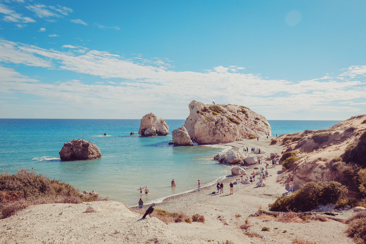 One of my favourite photos I’ve taken in a long, long time. The birthplace of the goddess of love. 

Petra tou Romiou, or Aphrodite’s Rock, Cyprus. Canon R6MII