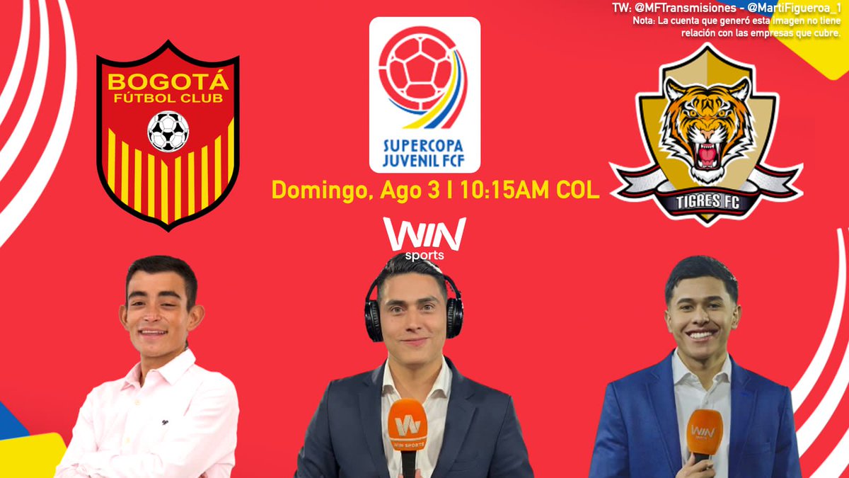 Edward Gómez (@edwardgomez97) on Twitter photo Hoy relato en la pantalla de <a href="/WinSportsTV/">Win Sports</a>, junto a <a href="/JuanjoseMant/">Juan José Mantilla.</a> en los comentarios y <a href="/DilanOrjuela5/">Dilan Orjuela</a> en el campo de juego. Un reto más que asumiré con profesionalismo y pasión🙏🏽🫡
<a href="/EduardoLuisFut/">Eduardo Luis López T</a> <a href="/WinSportsTV/">Win Sports</a> <a href="/MaoRussy/">Mauricio Russy</a> <a href="/AndreaGuerreroQ/">Andrea Guerrero</a> <a href="/titopuccettic/">Tito Puccetti</a> <a href="/OscarFSalazar/">Oscar Salazar</a> <a href="/PipeAlvarez28/">Pipe Álvarez ⚽</a> Hoy relato en la pantalla de <a href="/WinSportsTV/">Win Sports</a>, junto a <a href="/JuanjoseMant/">Juan José Mantilla.</a> en los comentarios y <a href="/DilanOrjuela5/">Dilan Orjuela</a> en el campo de juego. Un reto más que asumiré con profesionalismo y pasión🙏🏽🫡
<a href="/EduardoLuisFut/">Eduardo Luis López T</a> <a href="/WinSportsTV/">Win Sports</a> <a href="/MaoRussy/">Mauricio Russy</a> <a href="/AndreaGuerreroQ/">Andrea Guerrero</a> <a href="/titopuccettic/">Tito Puccetti</a> <a href="/OscarFSalazar/">Oscar Salazar</a> <a href="/PipeAlvarez28/">Pipe Álvarez ⚽</a>