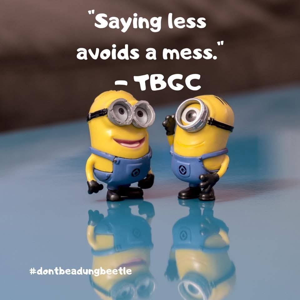 You’ll never regret the words you don’t say.