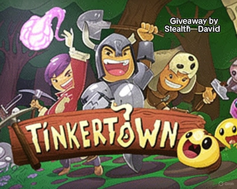 Explore, craft, &amp; conquer in *Tinkertown* on Steam! 🗺️⚒️ Join the multiplayer sandbox adventure! Follow, like, &amp; RT for a chance to win a Steam key! The giveaway ends Aug 5, 2025! Two copies up for grabs! #Tinkertown #Steam #Giveaway 🎁