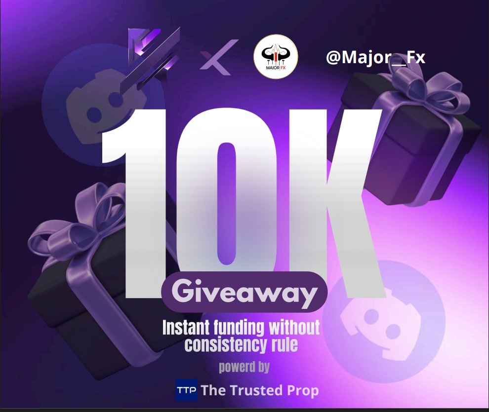 🎉GIVEAWAY ALERT 1X10K 😀

Must Follow 
<a href="/Major__Fx/">Major_Fx</a> 
<a href="/KriptCapital/">Kript Capital</a> 

Like/RT
Tag 3 Friends 

Join their discord discord.gg/VCRxEGKS

Also follow 
<a href="/Dr__cHucHu/">AMRISH🥀🥀</a> 
<a href="/Ameer_fx01/">ADAM👋🏾</a> 
<a href="/Nasir_fx_/">Cooltum💘✨</a>