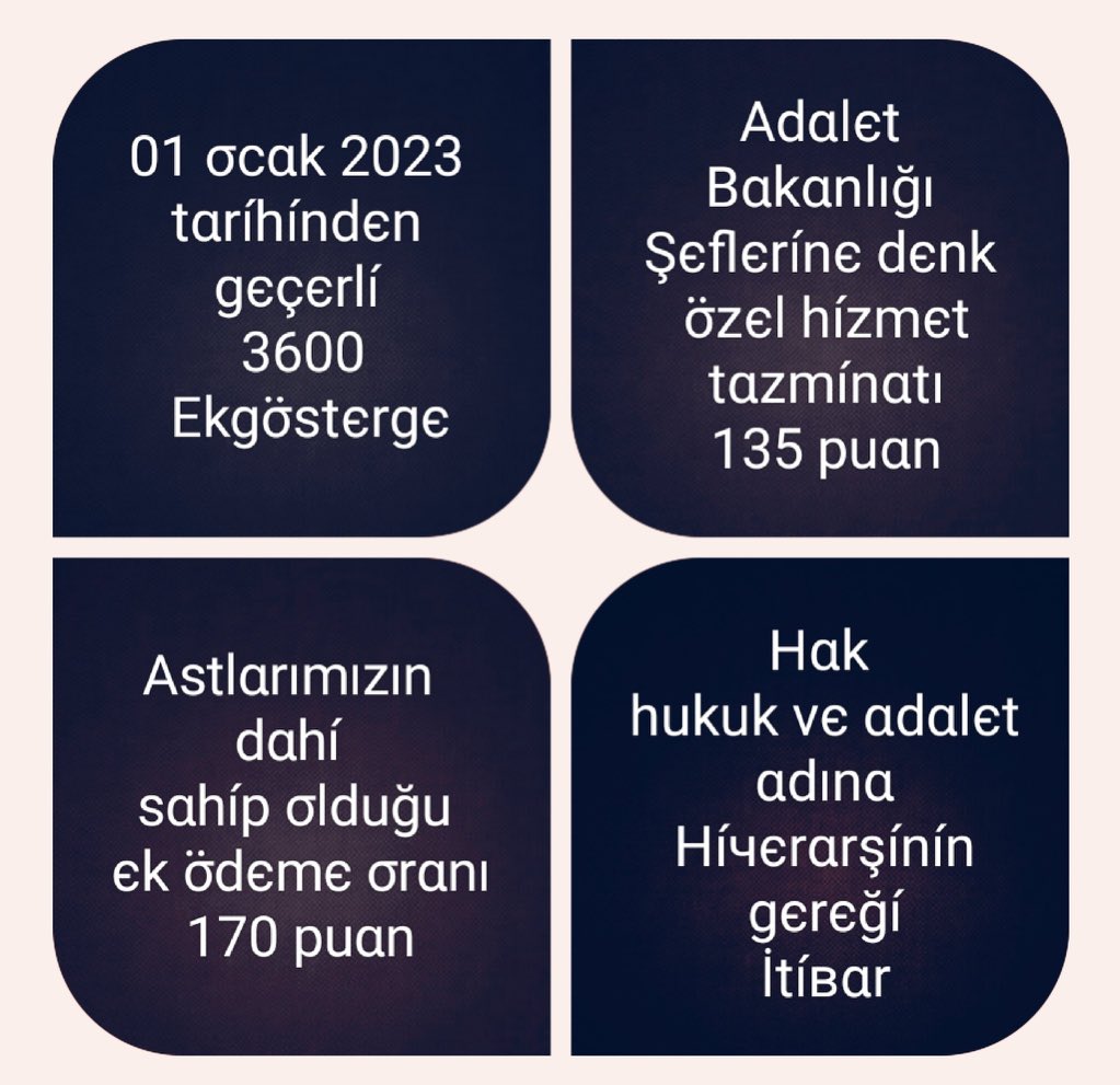İrfan Araz (@araz635884) on Twitter photo ‼️Her dönem ötelediğiniz
‼️Biz #KamuŞefleri ni
‼️Emeklisini ayırmadan
‼️Masaya taşıyın
‼️8.Dönem sözleşmede
‼️Adaleti tesis edin
‼️Davamız👇
1️⃣3600 Ekgösterge
2️⃣ÖzelHizmet Tazminatı
3️⃣EkÖdeme adaleti
<a href="/isikhanvedat/">Prof. Dr. Vedat Işıkhan</a> <a href="/Akparti/">AK Parti</a>
<a href="/_aliyalcin_/">Ali YALÇIN</a> <a href="/OnderKahveci/">Önder Kahveci</a>
<a href="/MemurSenKonf/">Memur-Sen</a> <a href="/Kamu_Sen/">Türkiye Kamu-Sen</a> 016 ‼️Her dönem ötelediğiniz
‼️Biz #KamuŞefleri ni
‼️Emeklisini ayırmadan
‼️Masaya taşıyın
‼️8.Dönem sözleşmede
‼️Adaleti tesis edin
‼️Davamız👇
1️⃣3600 Ekgösterge
2️⃣ÖzelHizmet Tazminatı
3️⃣EkÖdeme adaleti
<a href="/isikhanvedat/">Prof. Dr. Vedat Işıkhan</a> <a href="/Akparti/">AK Parti</a>
<a href="/_aliyalcin_/">Ali YALÇIN</a> <a href="/OnderKahveci/">Önder Kahveci</a>
<a href="/MemurSenKonf/">Memur-Sen</a> <a href="/Kamu_Sen/">Türkiye Kamu-Sen</a> 016