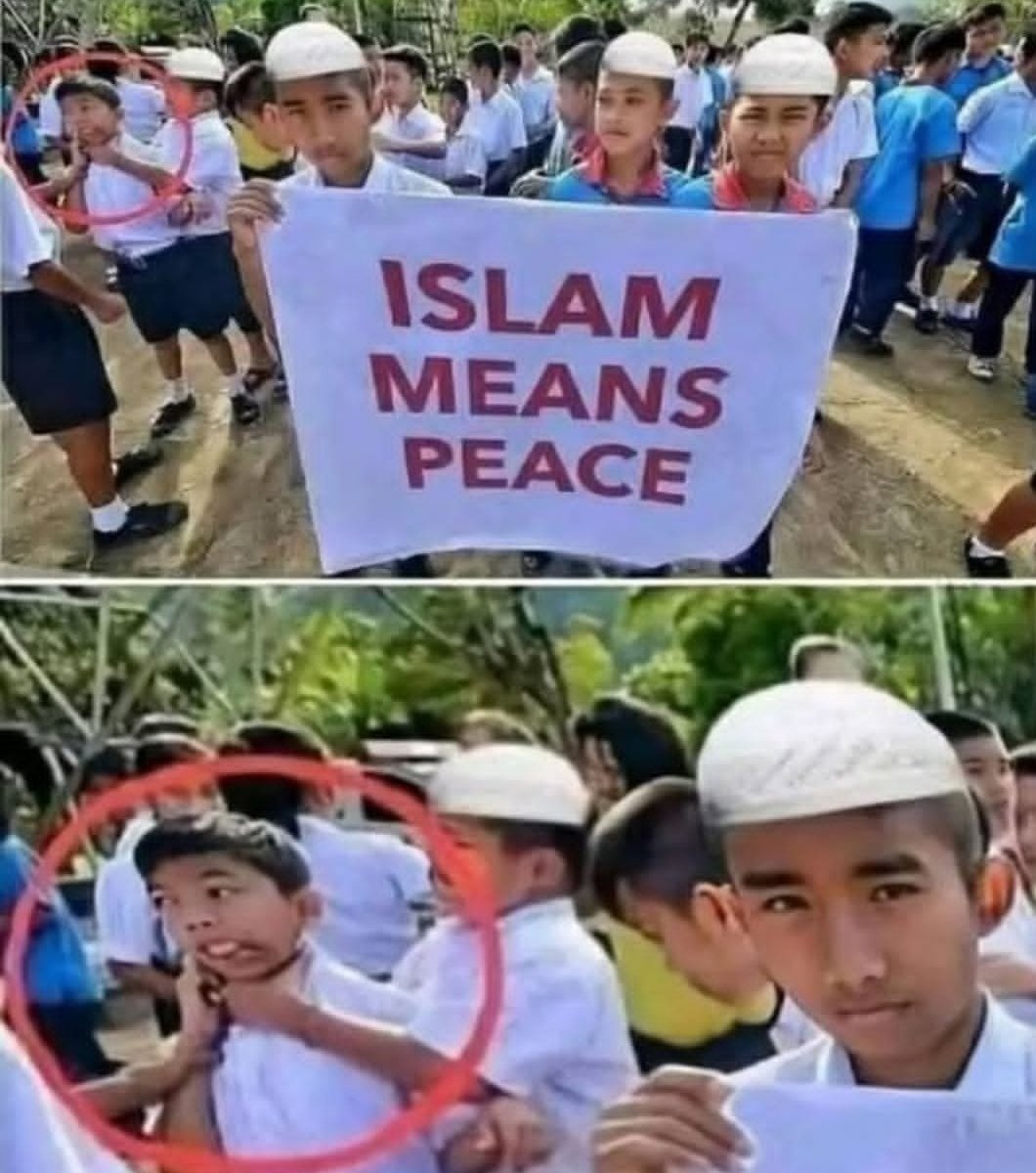 YisraelOfficial's tweet photo. 👍👍👍

Old photo, but sooooo good.
Shows islam in its true colours.

🤮🤮🤮 https://t.co/ksqN7IWrJ7