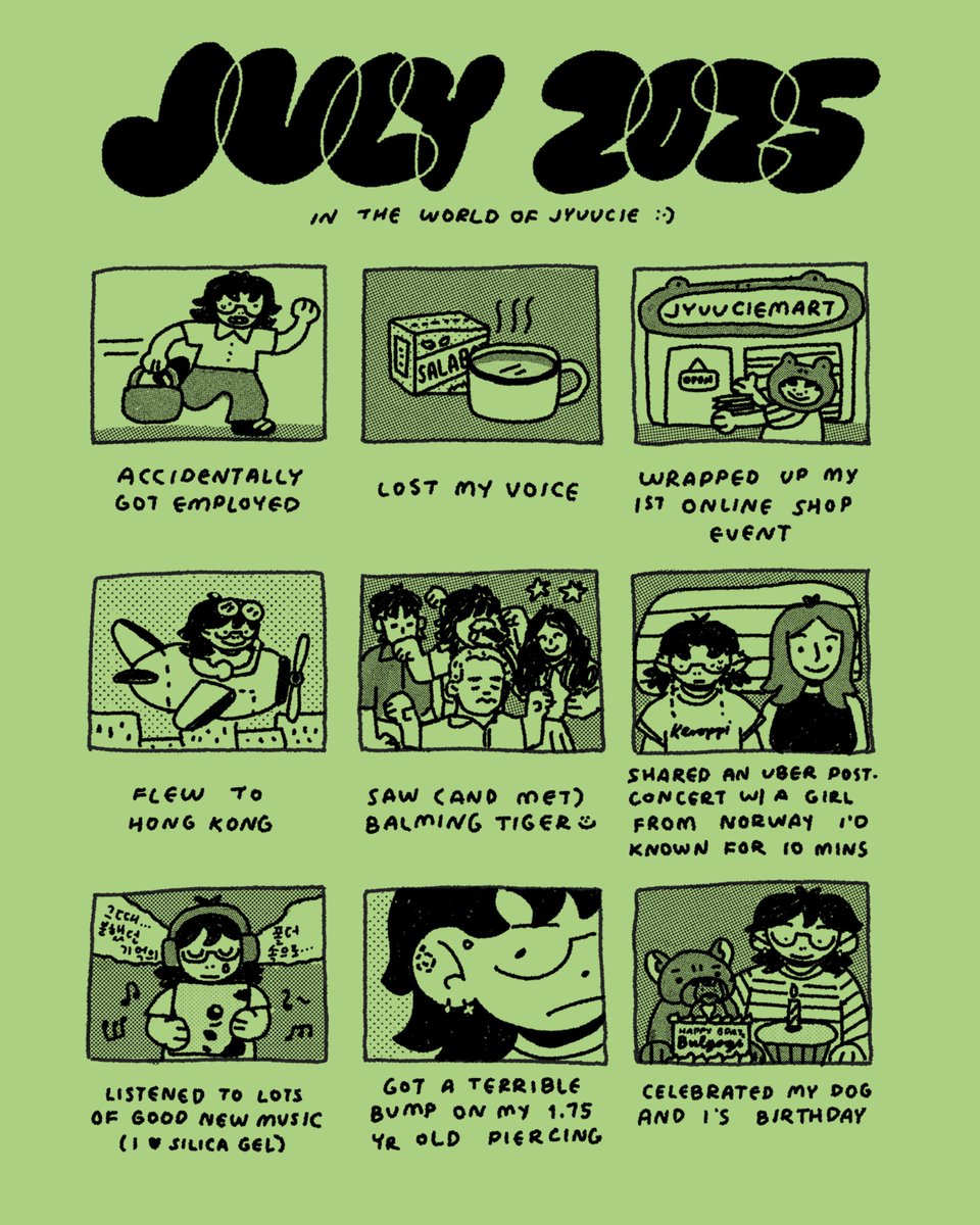jyuucie july recap 𖦹 *٭ 𓆣 𖢥 𓆣٭ * 𖦹