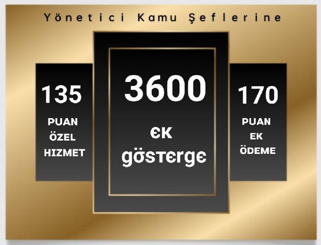 İrfan Araz (@araz635884) on Twitter photo ‼️Her dönem ötelediğiniz
‼️Biz #KamuŞefleri ni
‼️Emeklisini ayırmadan
‼️Masaya taşıyın
‼️8.Dönem sözleşmede
‼️Adaleti tesis edin
‼️Davamız👇
1️⃣3600 Ekgösterge
2️⃣ÖzelHizmet Tazminatı
3️⃣EkÖdeme adaleti
<a href="/isikhanvedat/">Prof. Dr. Vedat Işıkhan</a> <a href="/Akparti/">AK Parti</a>
<a href="/_aliyalcin_/">Ali YALÇIN</a> <a href="/OnderKahveci/">Önder Kahveci</a>
<a href="/MemurSenKonf/">Memur-Sen</a> <a href="/Kamu_Sen/">Türkiye Kamu-Sen</a> 025 ‼️Her dönem ötelediğiniz
‼️Biz #KamuŞefleri ni
‼️Emeklisini ayırmadan
‼️Masaya taşıyın
‼️8.Dönem sözleşmede
‼️Adaleti tesis edin
‼️Davamız👇
1️⃣3600 Ekgösterge
2️⃣ÖzelHizmet Tazminatı
3️⃣EkÖdeme adaleti
<a href="/isikhanvedat/">Prof. Dr. Vedat Işıkhan</a> <a href="/Akparti/">AK Parti</a>
<a href="/_aliyalcin_/">Ali YALÇIN</a> <a href="/OnderKahveci/">Önder Kahveci</a>
<a href="/MemurSenKonf/">Memur-Sen</a> <a href="/Kamu_Sen/">Türkiye Kamu-Sen</a> 025