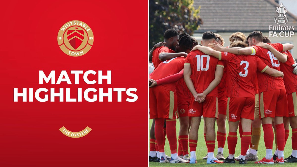 7-2 win in the Emirate FA Cup 🎥

Check out the highlights from yesterday’s game against Lingfield FC. On to the next round… 

Watch here - youtu.be/7Fyg-3PQbu8