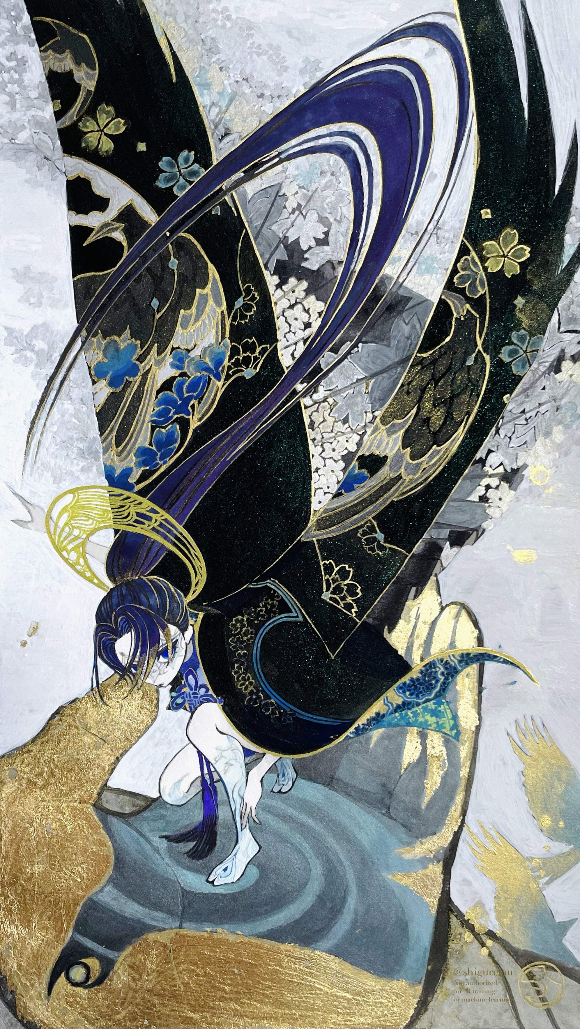 紫昏たう｜11.1-9 墨の彩展(奈良) (@shiguretau) / X