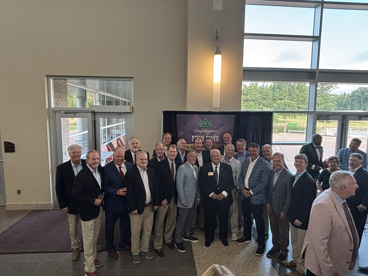 Delta State Athletics (@dsustatesmen) on Twitter photo It’s safe to say Coach Steve Rives had the largest fan section at the 2025 induction of the <a href="/MsSportsHoF/">Mississippi Sports Hall of Fame & Museum</a> last night.
He is one of the reasons Delta State is #wherechampionsplay It’s safe to say Coach Steve Rives had the largest fan section at the 2025 induction of the <a href="/MsSportsHoF/">Mississippi Sports Hall of Fame & Museum</a> last night.
He is one of the reasons Delta State is #wherechampionsplay