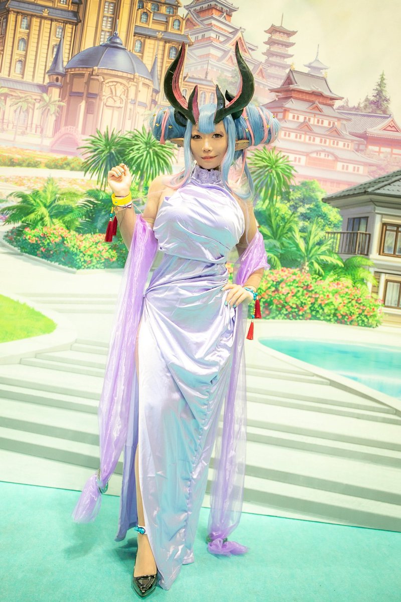 ⚠️コスプレ
伊吹童子　fes衣装
※イベントの為簡易化してます

📷<a href="/sigh_photo/">sigh🐇FGO Fes 2日目</a> 
#夜々Cos
#FGO10周年   #FGO