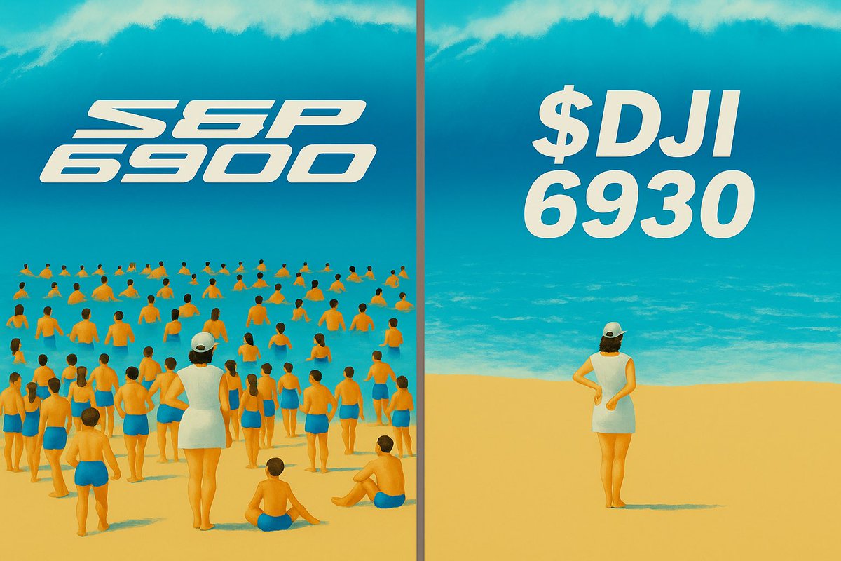 Suppoman💯💎🥇 (@michaelsuppo) on Twitter photo #SPX6900 has had 3 big Alt seasons. It already has critical mass - it’s the 7th biggest memecoin
#DJI6930 has had zero Alt seasons… it’s pre-pre-critical mass. It’s 40x less SPX yet way more substantial
So which side has WAY more upside? #SPX6900 has had 3 big Alt seasons. It already has critical mass - it’s the 7th biggest memecoin
#DJI6930 has had zero Alt seasons… it’s pre-pre-critical mass. It’s 40x less SPX yet way more substantial
So which side has WAY more upside?