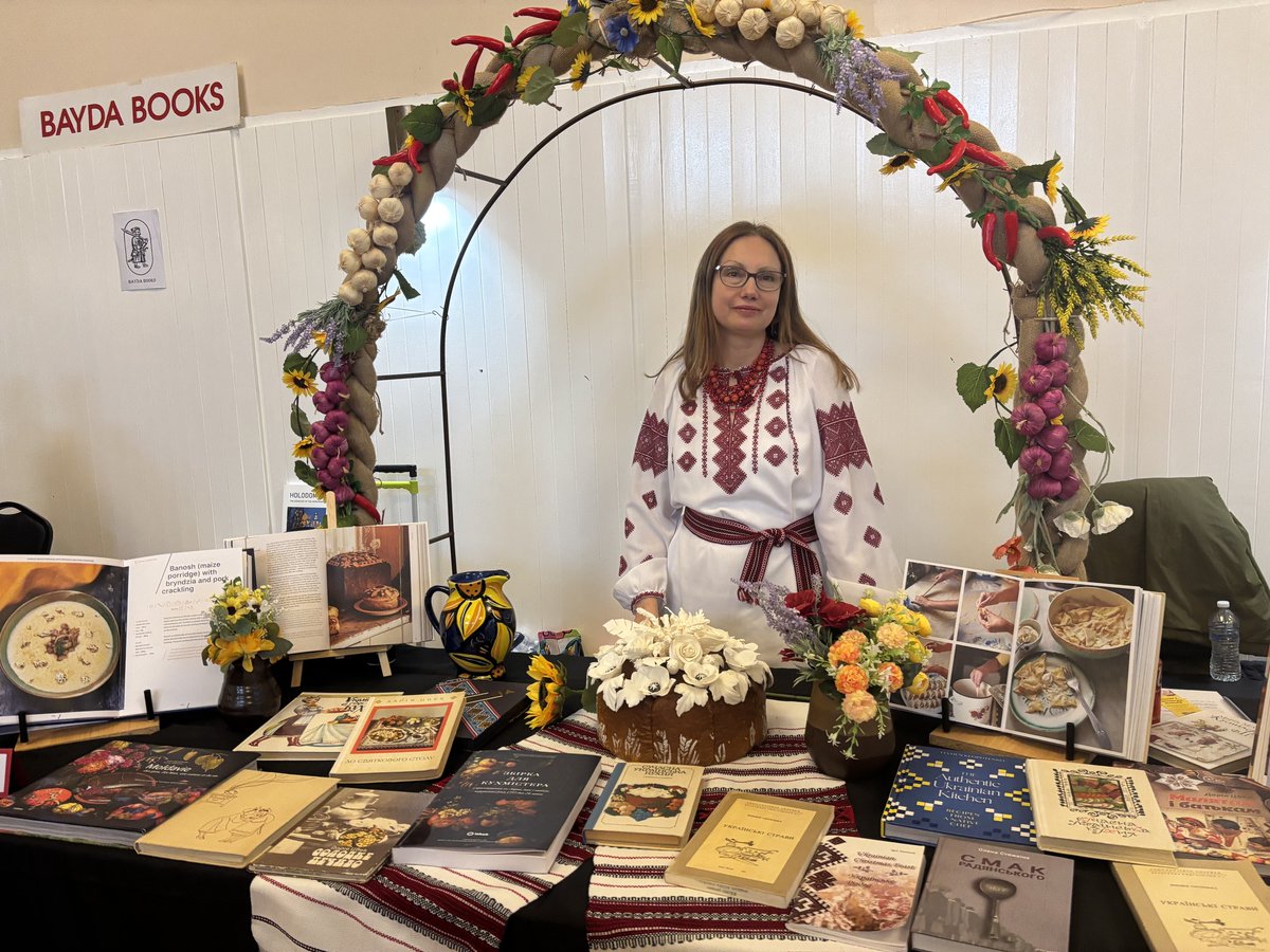 📚It was a day full of great talks about #Ukraine, books, and culture during wartime. The First #UkrainianAustralian Book Festival 2025 has been a great success. Thanks to the Ukrainian Women’s Association Victoria for such a wonderful event and for inviting me to talk 🙏